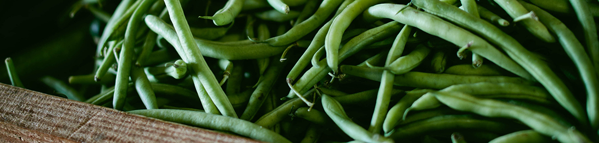 pile of green beans